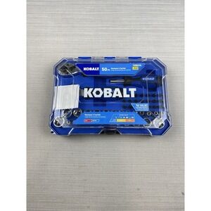 Kobalt 50-Piece SAE & Metric Polished Chrome Stubby Mechanics Tool Set NEW!!